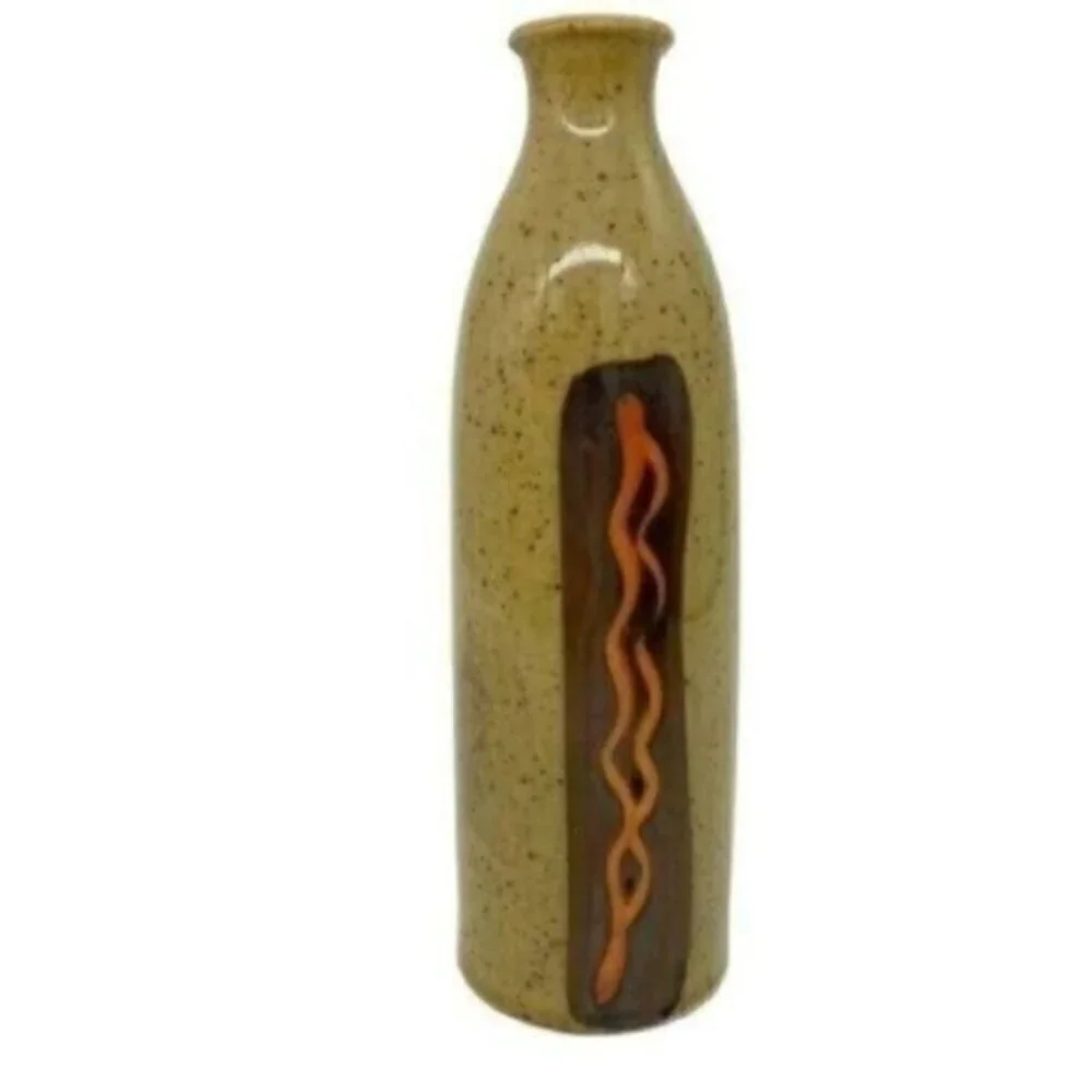 Ardco Japan Dallas Hand Painted Southwestern Bud Vase
